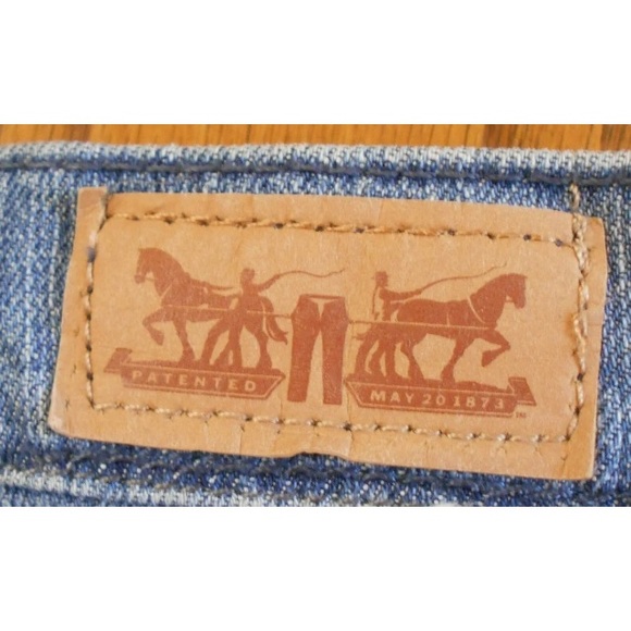 WOMENS LEVI 515 14 BOOTCUT STRETCH JEANS 34x31 - Picture 6 of 7